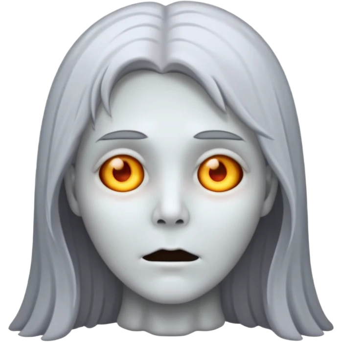 dead hair gost emoji