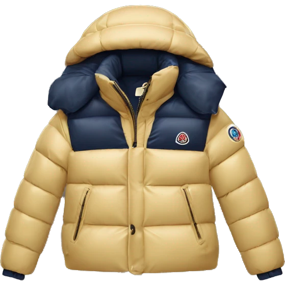 Moncler puffer jacket emoji