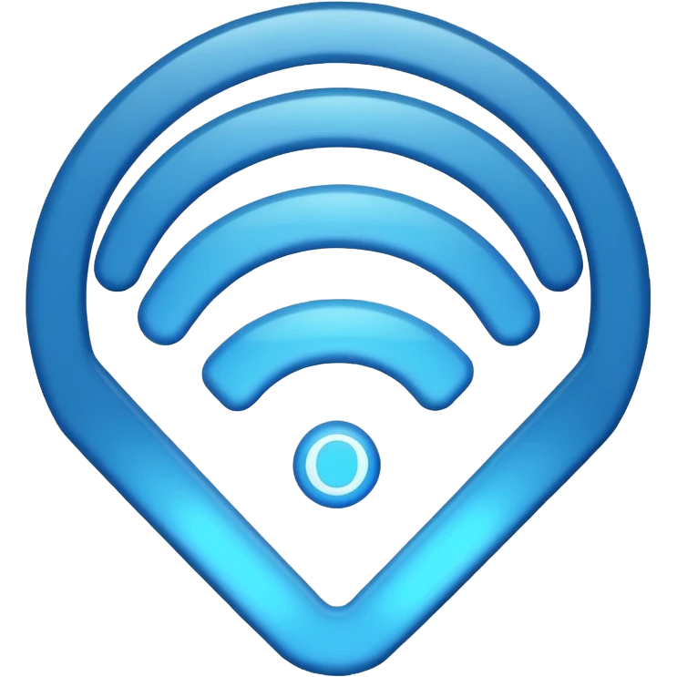 wifi blue emoji