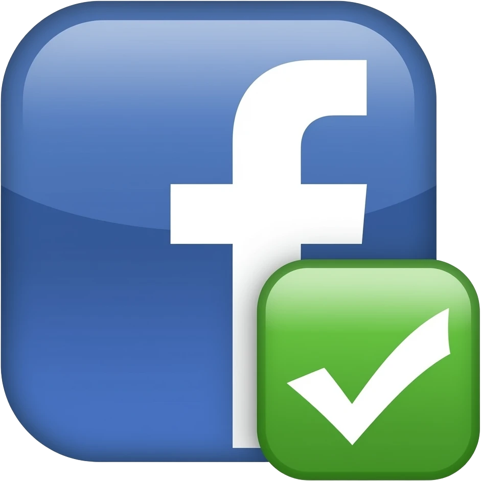 Blue plane Facebook verification emoji