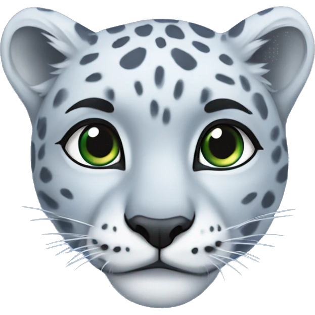 a snow leopard in a blue T-shirt with “ITMO” written on it. emoji