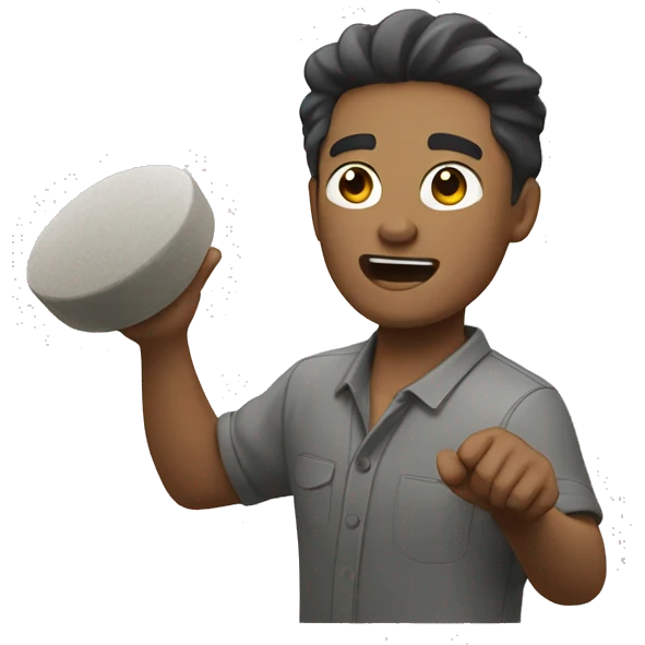 Throwing dishes, OPPA! emoji