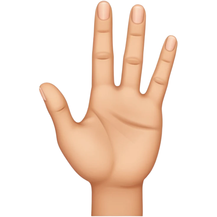 only ONE finger of a hand emoji