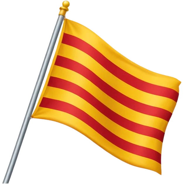  yellow and red flag  emoji