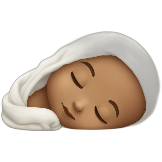 Baby sleeping emoji