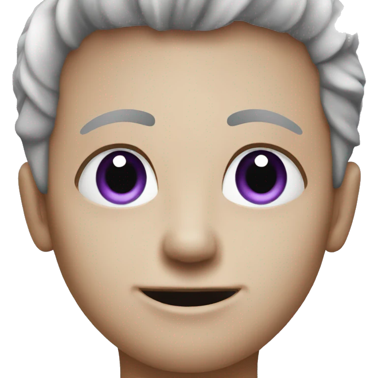 Purple face emoji