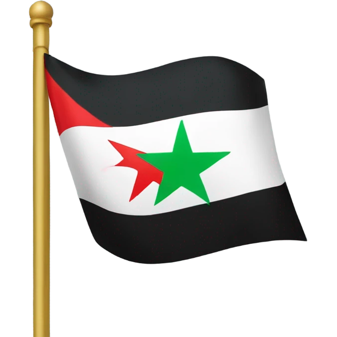 The new syria flag emoji