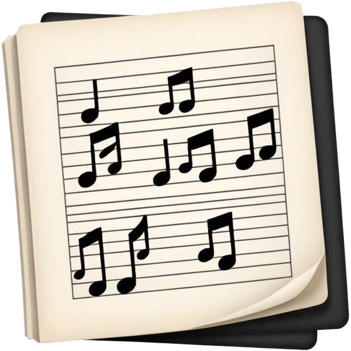 music sheet emoji emoji