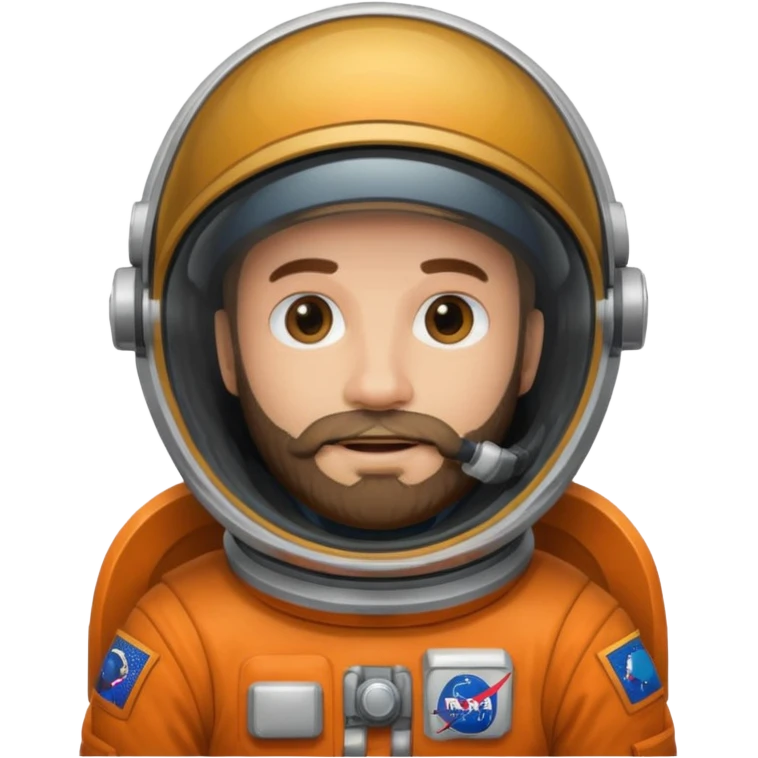 astronaut with beard emoji