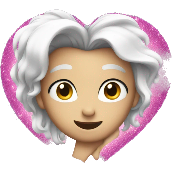 Sparkle heart emoji