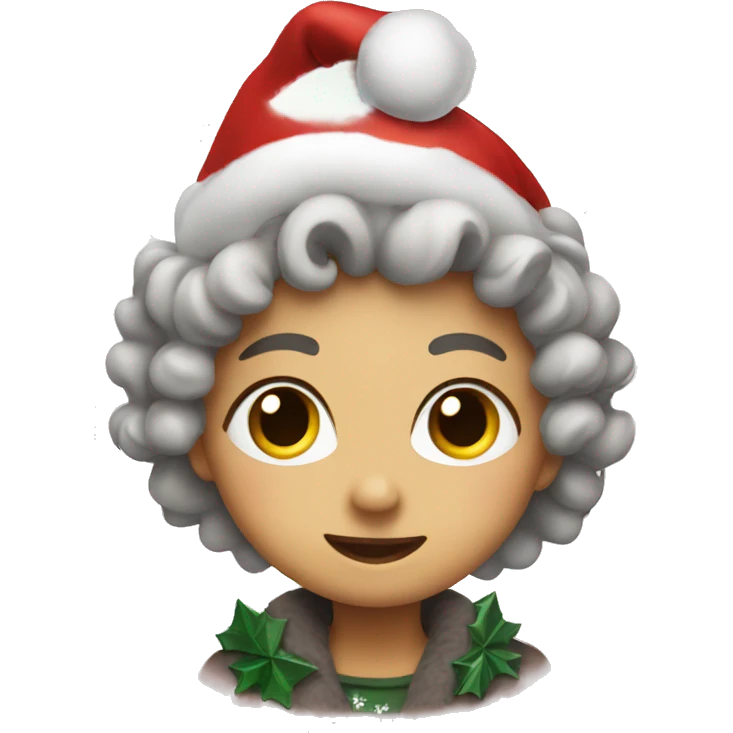 Cute Christmas emoji