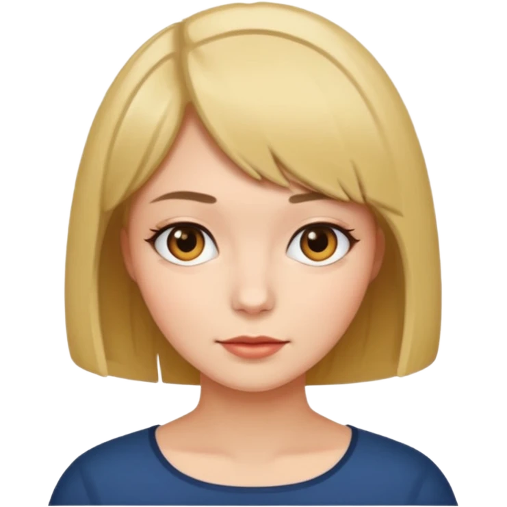 Bob cut emoji