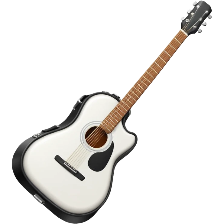 white Guitar Case emoji