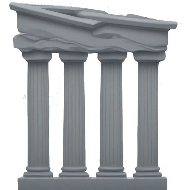 A row of columns emoji