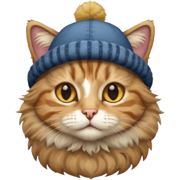 Cat with hat emoji