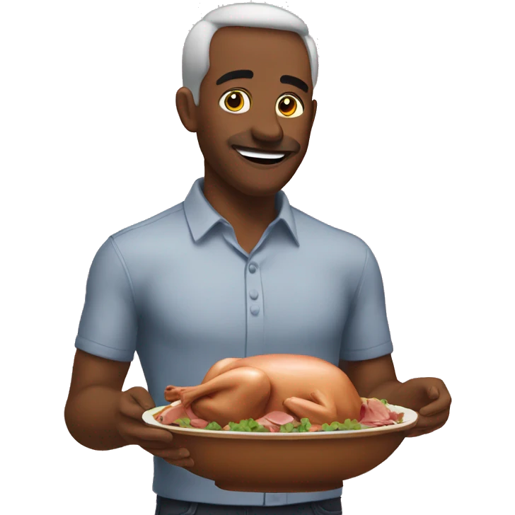 Eat ham not turkey emoji
