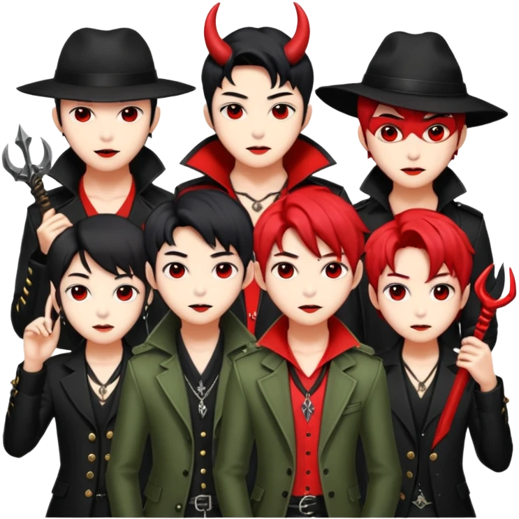 K-pop demon hunters emoji