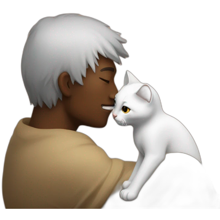 Yang man Kiss cat emoji
