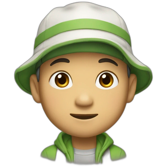 绿色帽子小丑 emoji