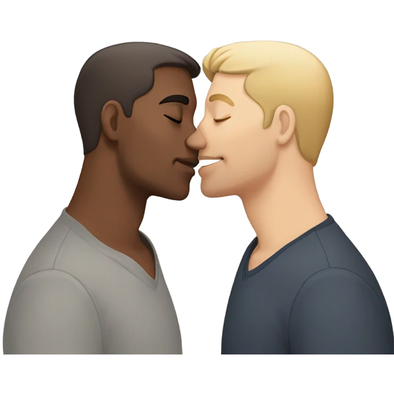 Gay kiss emoji