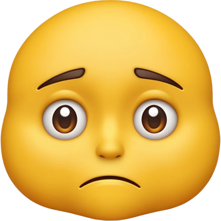 Disappointed like a regular emoji  emoji