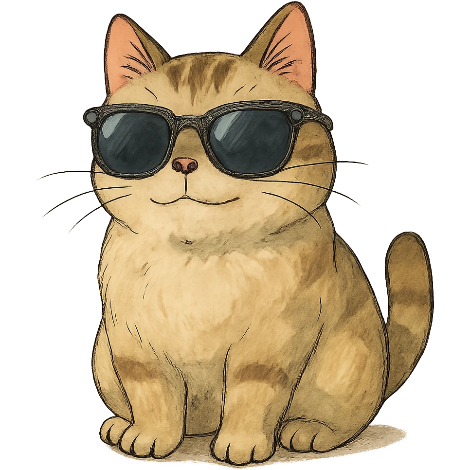 cat wearing sunglasses emoji