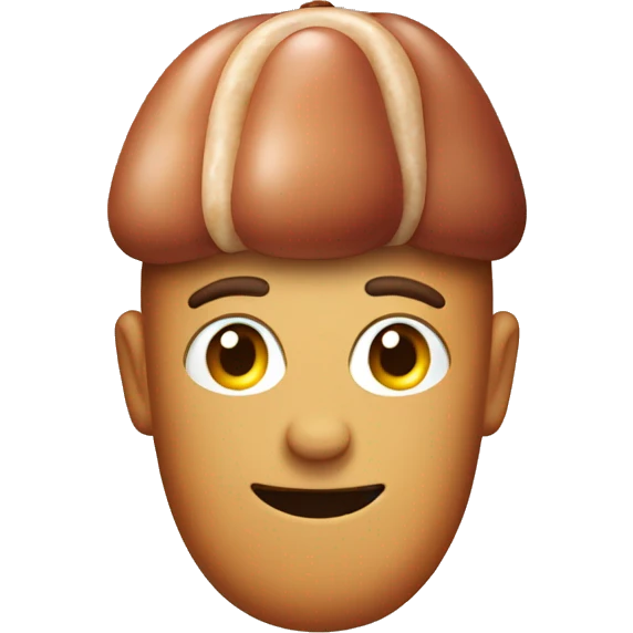 Sausage on the head emoji