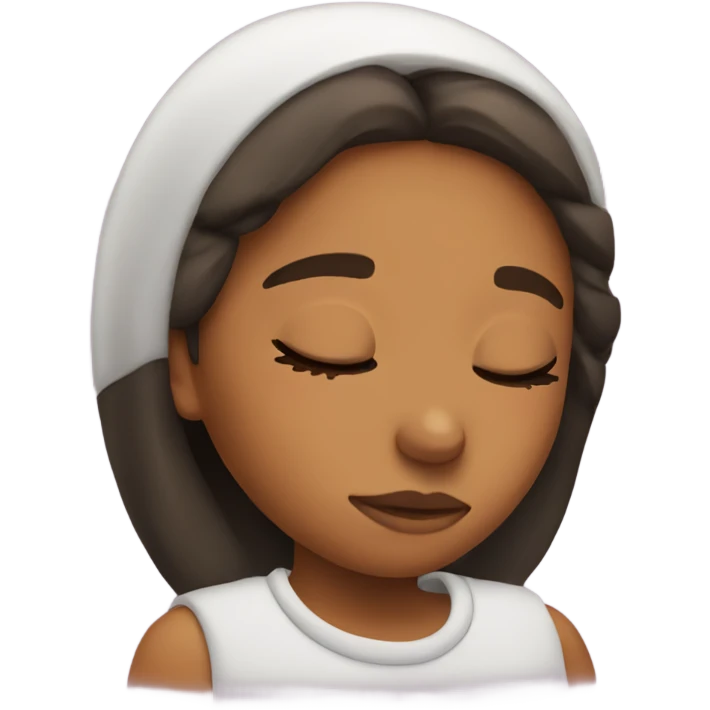 girl snoozing  emoji