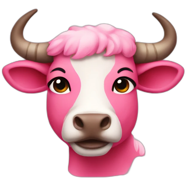 Pinkly Taurus emoji