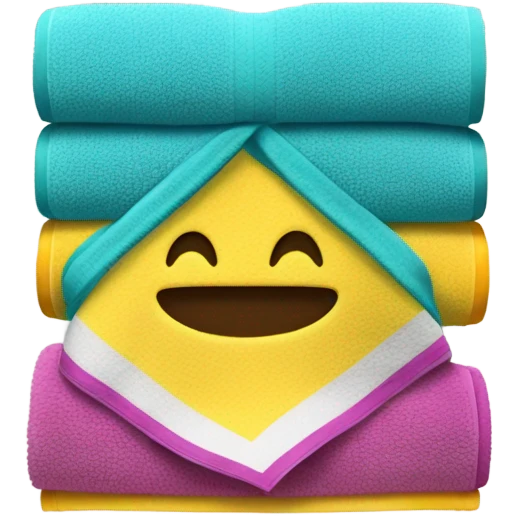 small cleaning towel emoji