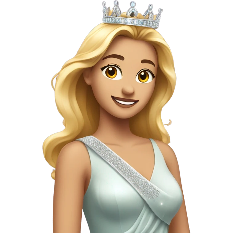 Pageant queen emoji