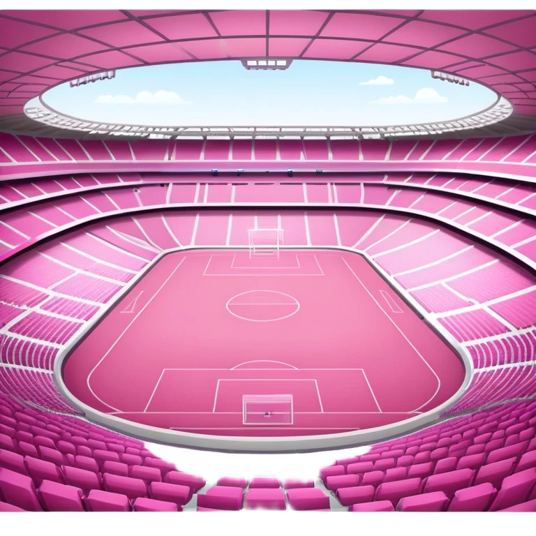 Pink stadium emoji