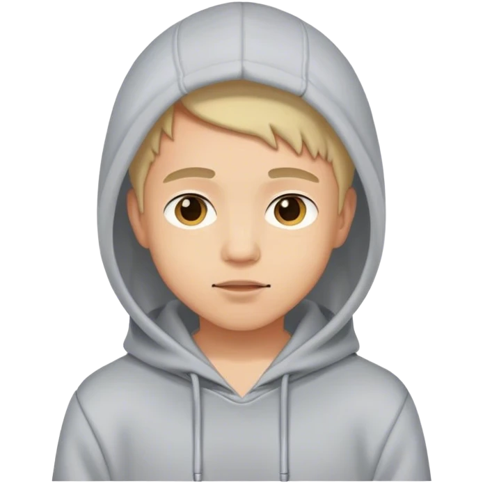 casual boy in hoodie emoji