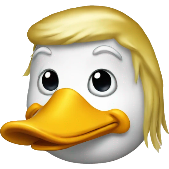 Trump in a form of a duck  emoji