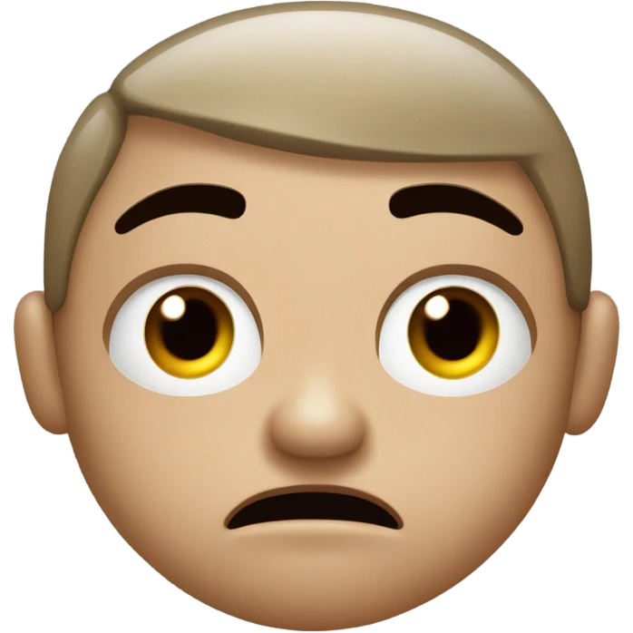 Frustrated emoji