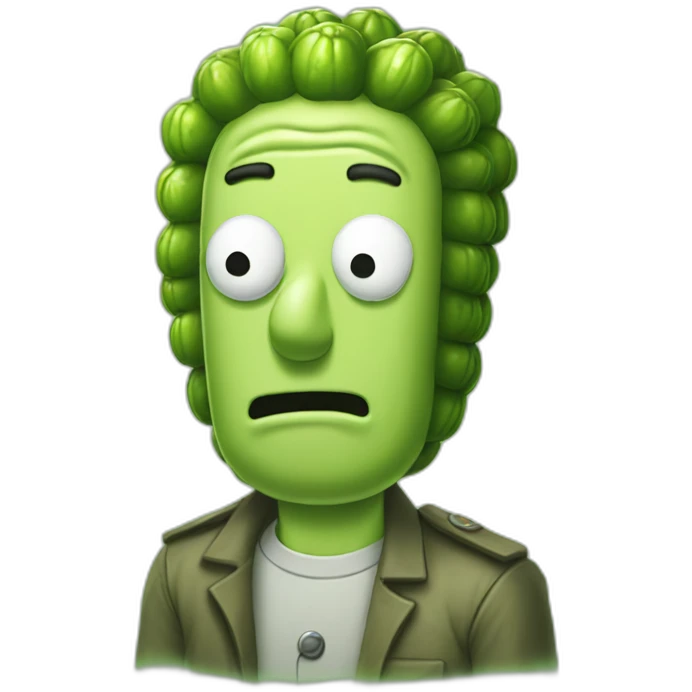 Pickle rick emoji
