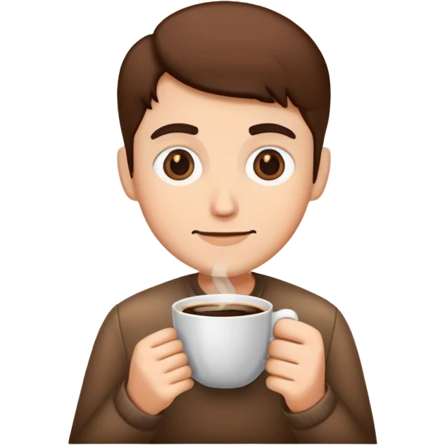 Study with coffe emoji