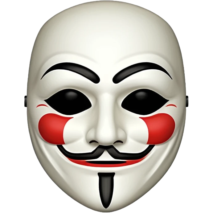 Guy Fawkes mask emoji