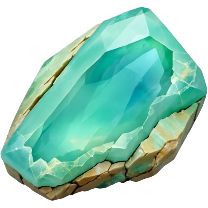 peruvian opal gemstone raw crystal mineral detailed emoji