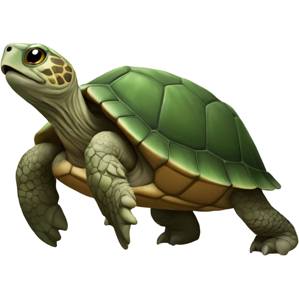 Tortue qui court emoji