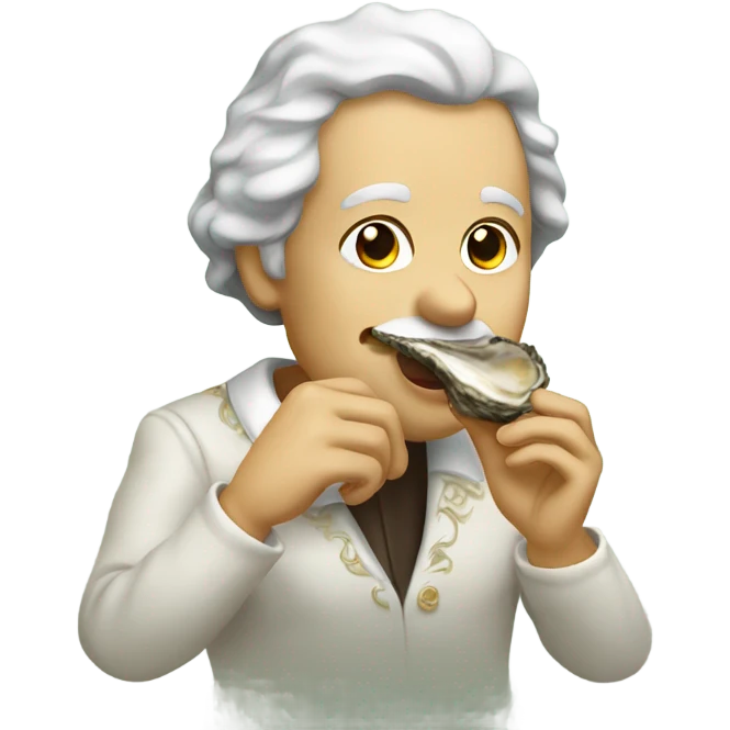 cassanova eat oyster emoji