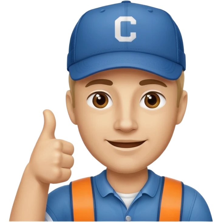 Truckers thumbs up emoji