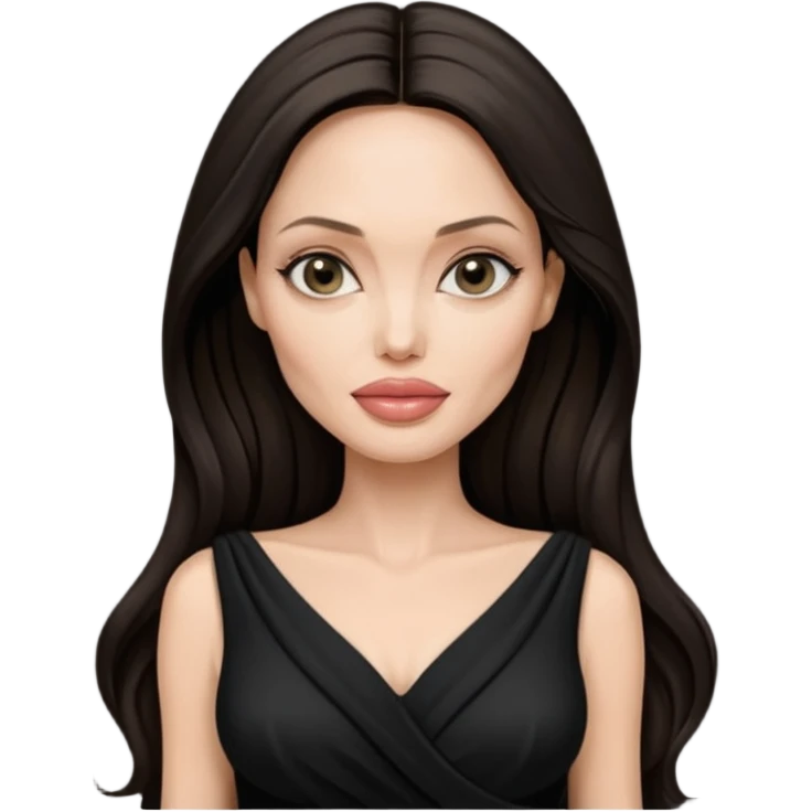 Angelina Jolie up to the waist emoji