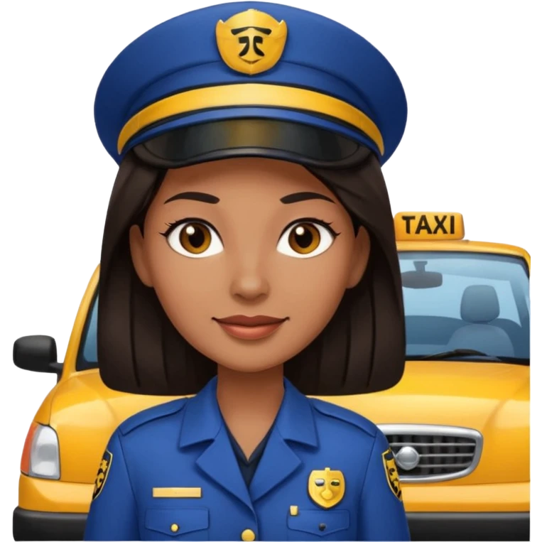  taxi driver woman emoji