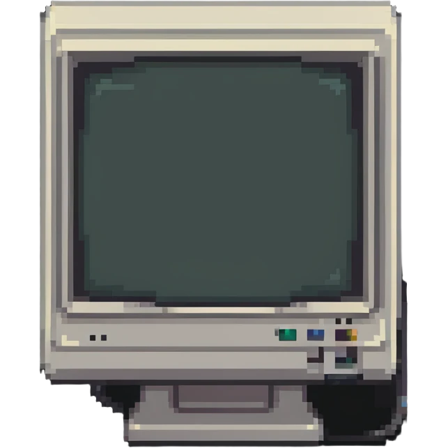 Old computer monitor emoji