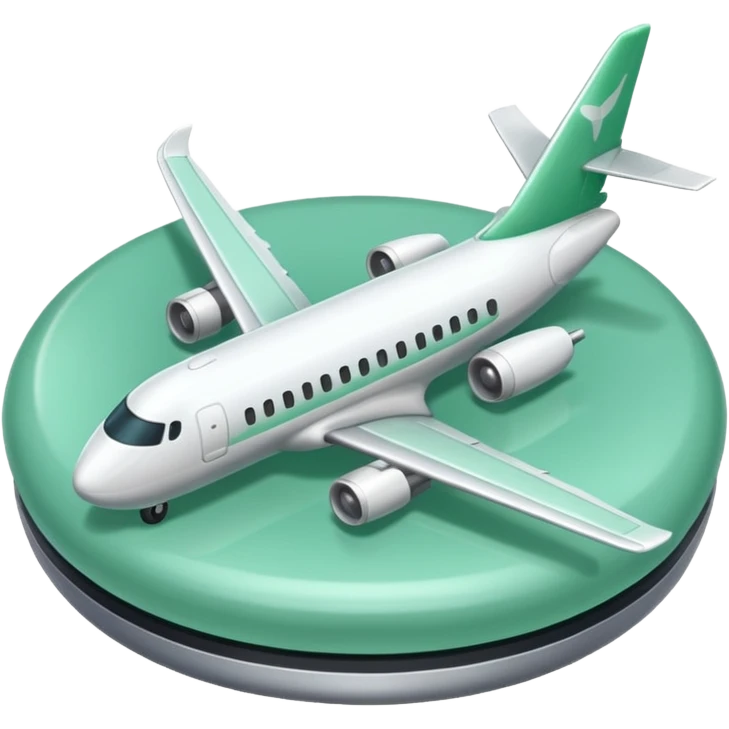 Airport mint emoji