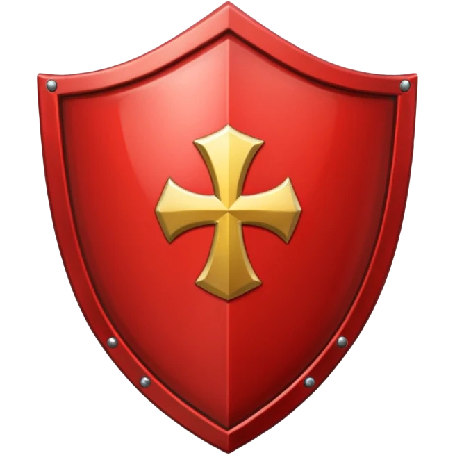 Red shield emoji