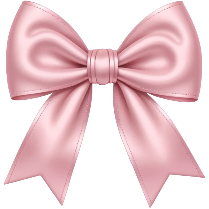 A light pink bow emoji