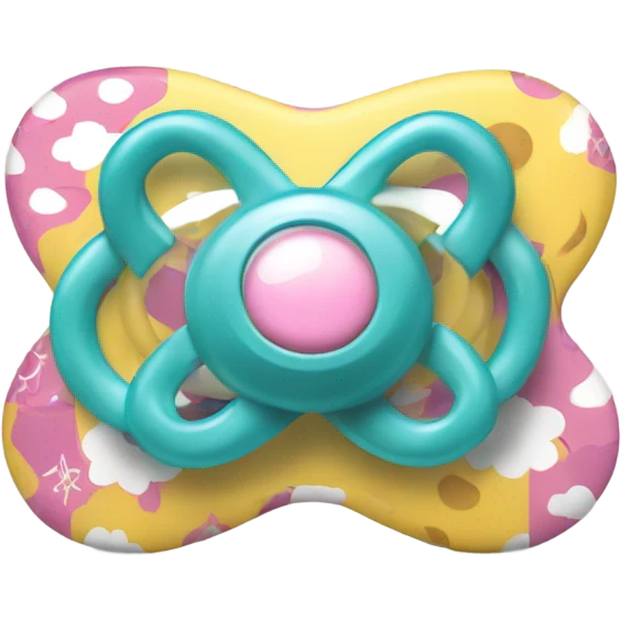 aesthetic baby pacifier emoji