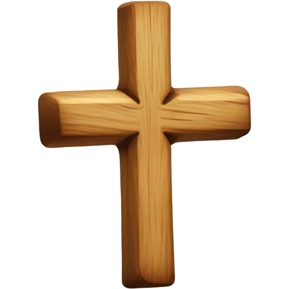 Dos bastones de madera gruesa cruzados emoji